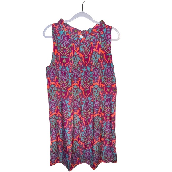 Tracy Negoshian Womens Sleeveless Shift Dress Size Large - Picture 10 of 13